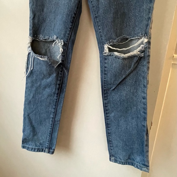NWOT WeWoreThat vintage inspired mom jeans medium wash size 24 - Picture 3 of 7